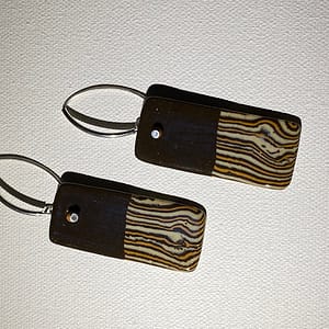 hand crafted ceramic earrings