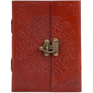 Hand Crafted Leather Infinity Knot Journal