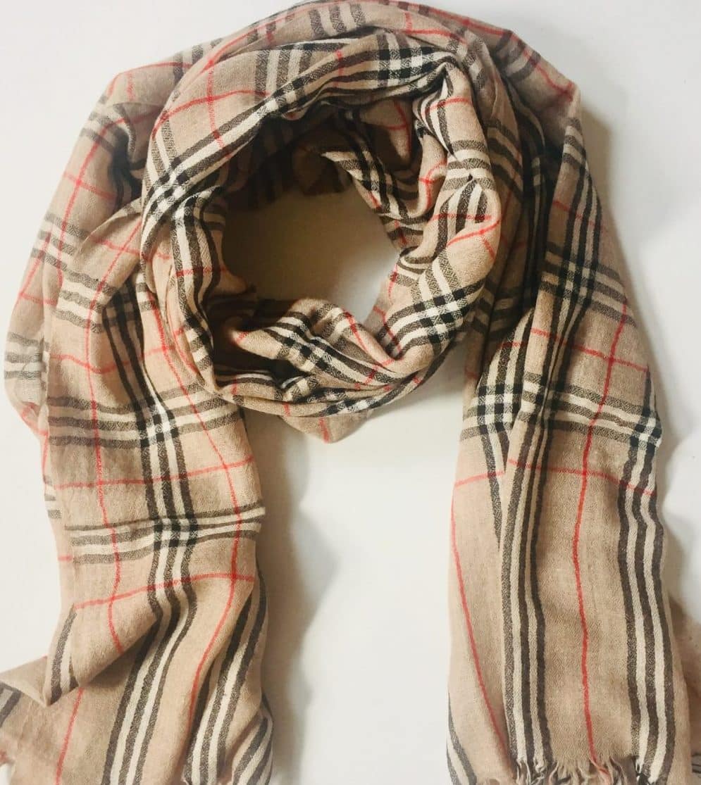 Burberry Scarf – Blue Project
